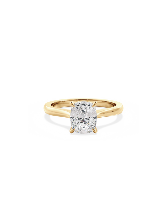 Solitaire-Oval Lab Grown Diamond Engagement Ring