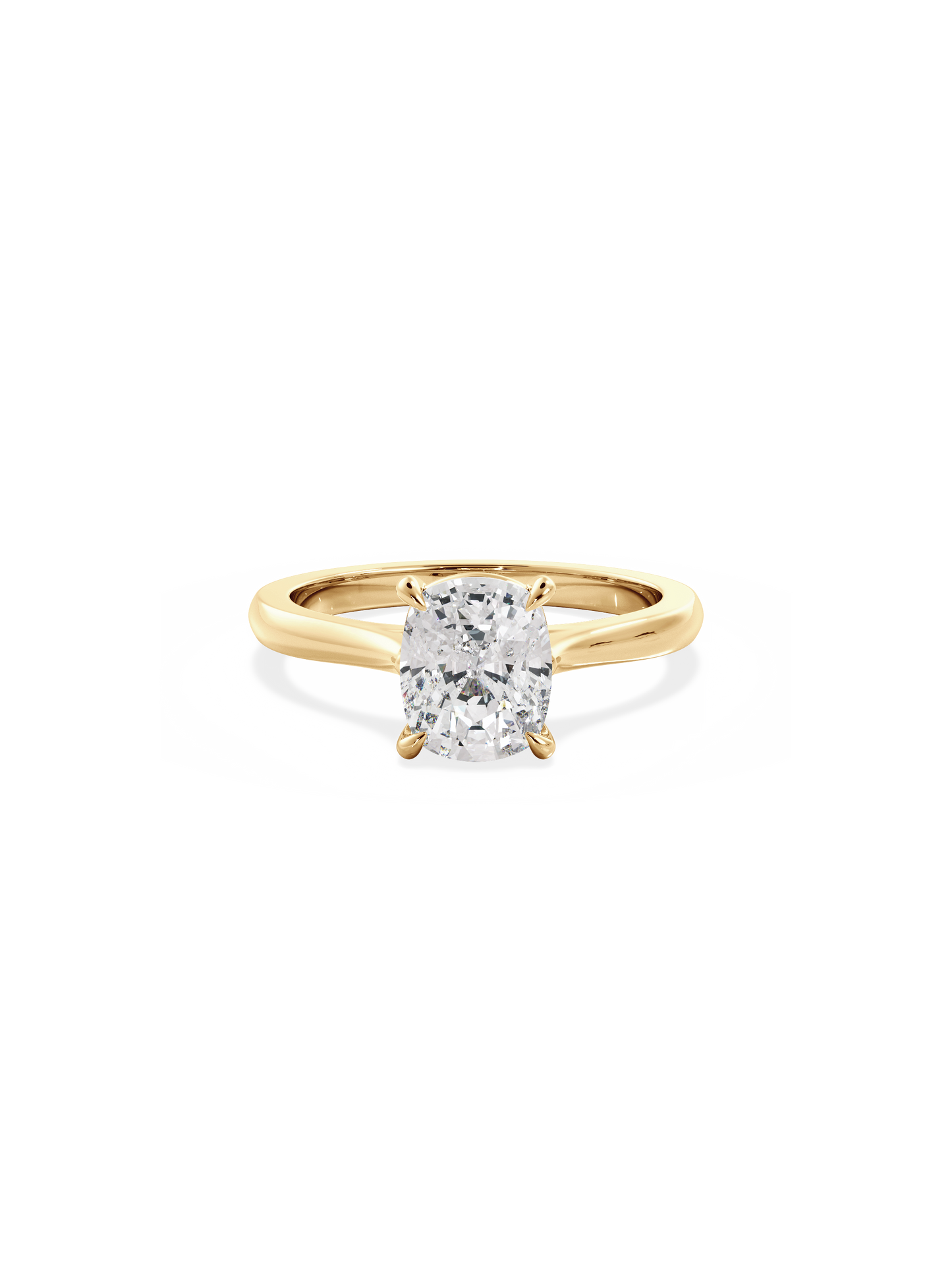 Solitaire-Oval Lab Grown Diamond Engagement Ring