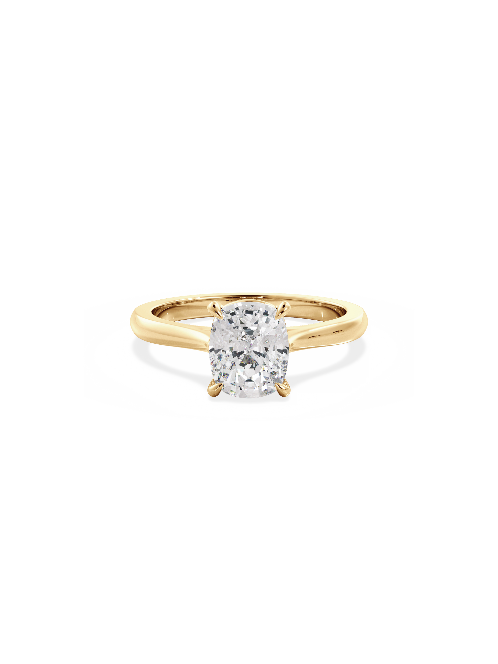 Solitaire-Oval Lab Grown Diamond Engagement Ring