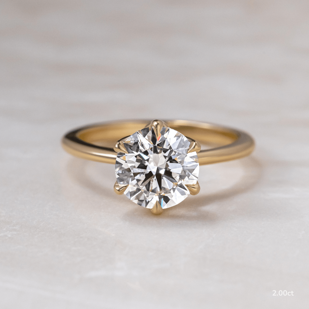 Solitaire-Oval Lab Grown Diamond Engagement Ring