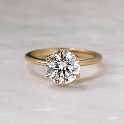 Solitaire-Oval Lab Grown Diamond Engagement Ring