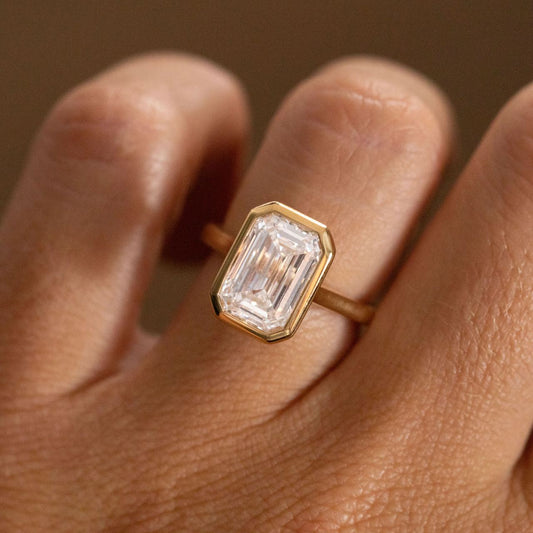Solitaire-Oval Lab Grown Diamond Engagement Ring