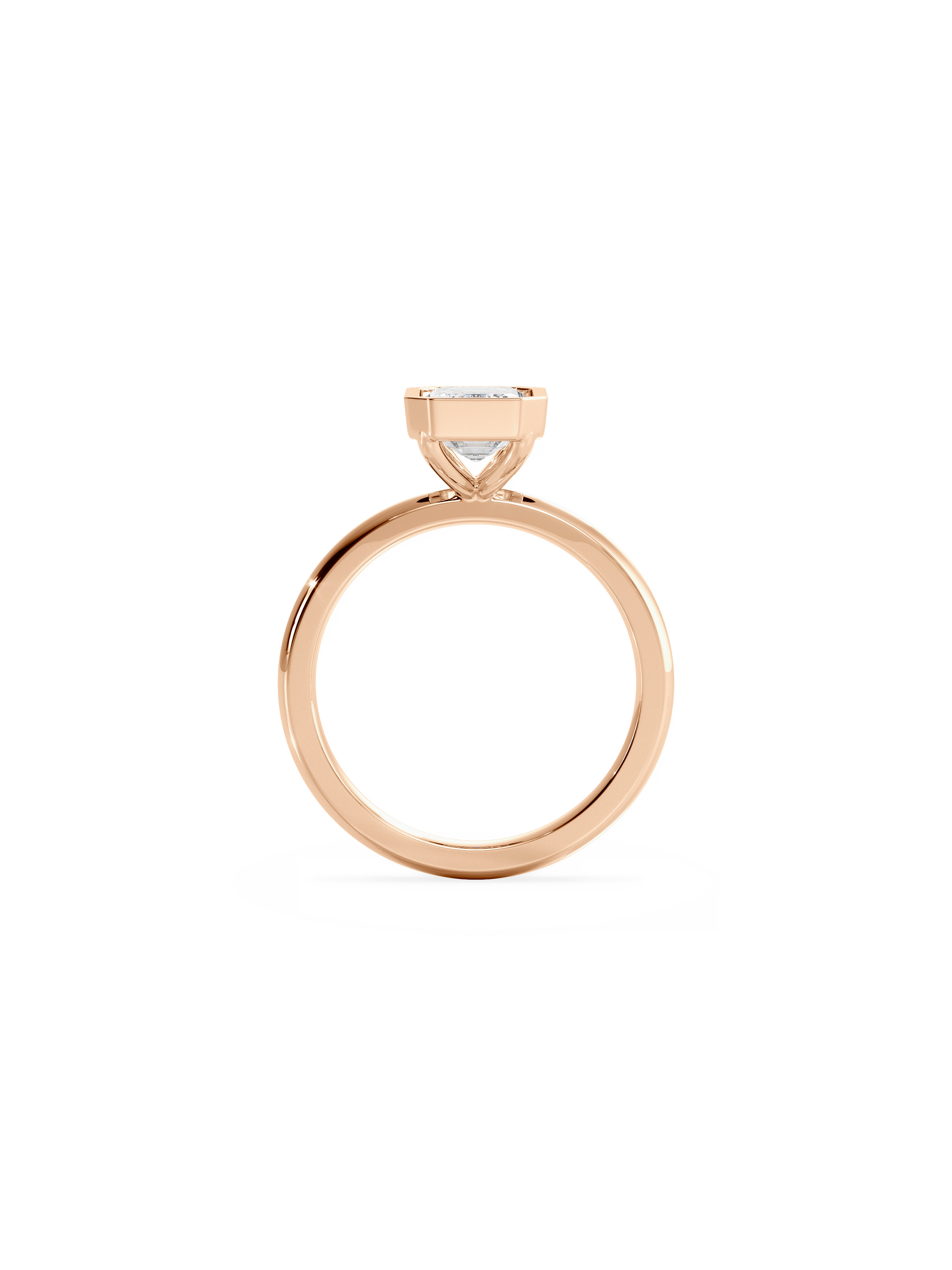Solitaire-Oval Lab Grown Diamond Engagement Ring