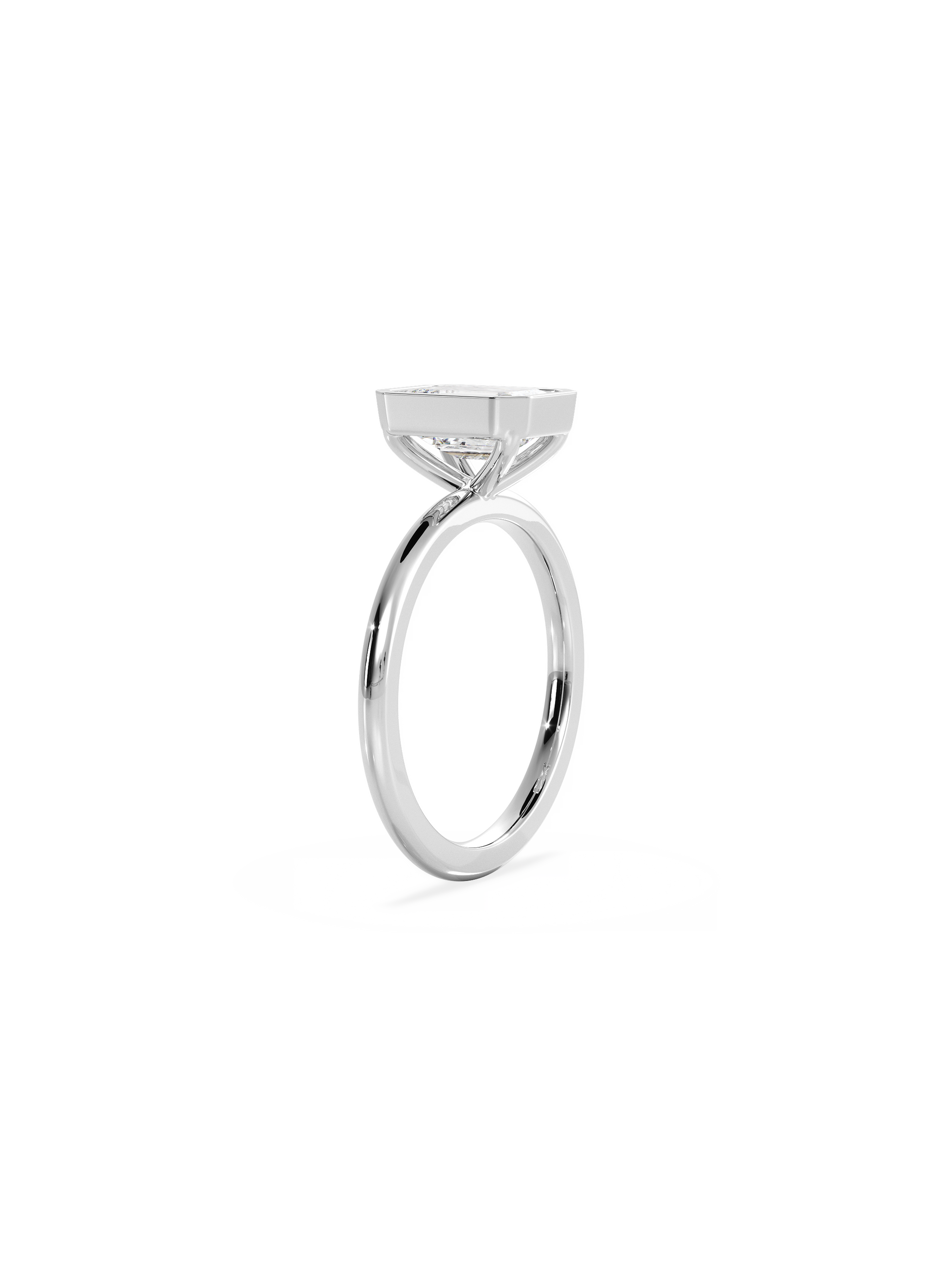 Solitaire-Oval Lab Grown Diamond Engagement Ring