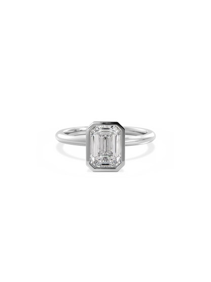 Solitaire-Oval Lab Grown Diamond Engagement Ring