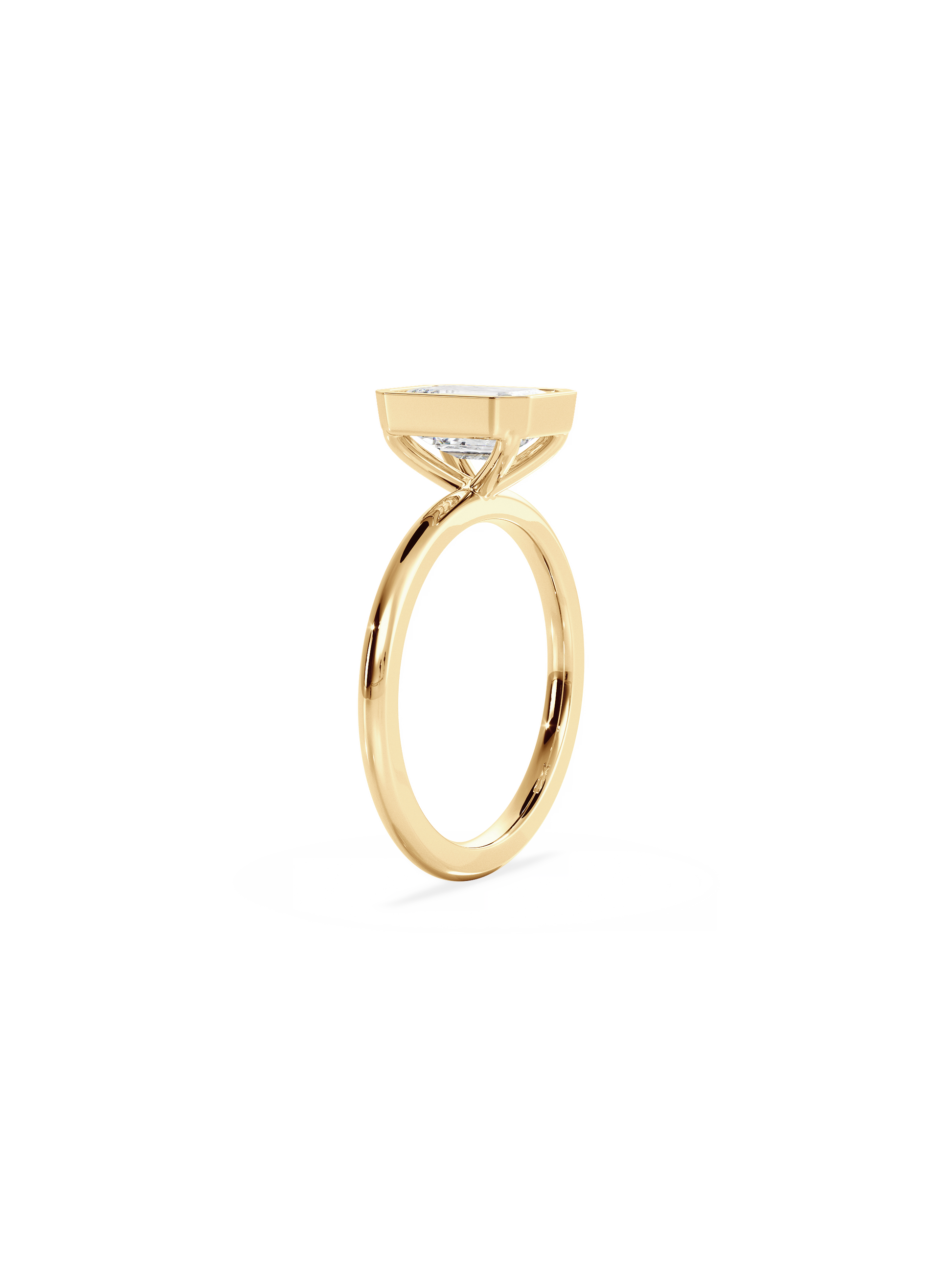Solitaire-Oval Lab Grown Diamond Engagement Ring