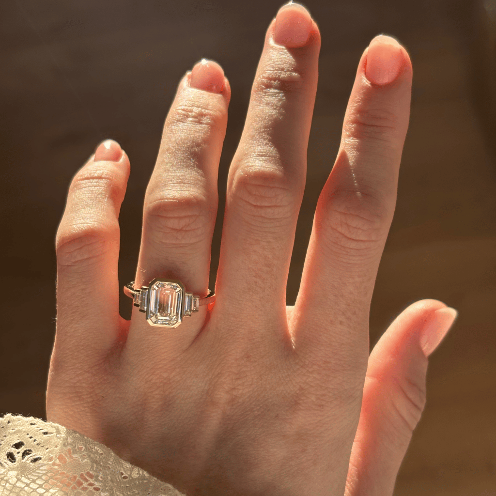 Solitaire-Oval Lab Grown Diamond Engagement Ring