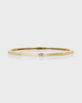 Load image into Gallery viewer, 0.05 TCW Emerald Lab Grown Diamond Bangle Bracelet
