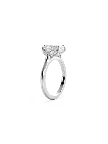 Solitaire-Oval Lab Grown Diamond Engagement Ring