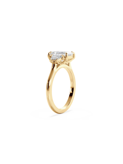 Solitaire-Oval Lab Grown Diamond Engagement Ring
