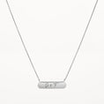 Load image into Gallery viewer, Customizable Sleek Bar Necklace with Personal Engraving
