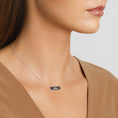 Load image into Gallery viewer, Customizable Sleek Bar Necklace with Personal Engraving
