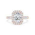 Load image into Gallery viewer, 2.50 CT Radiant Lab-Grown Diamond Halo & Pave Engagement Ring
