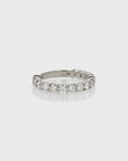 Load image into Gallery viewer, Radiant 0.50 TCW Round Lab Grown Diamond Half Eternity Wedding Band 5
