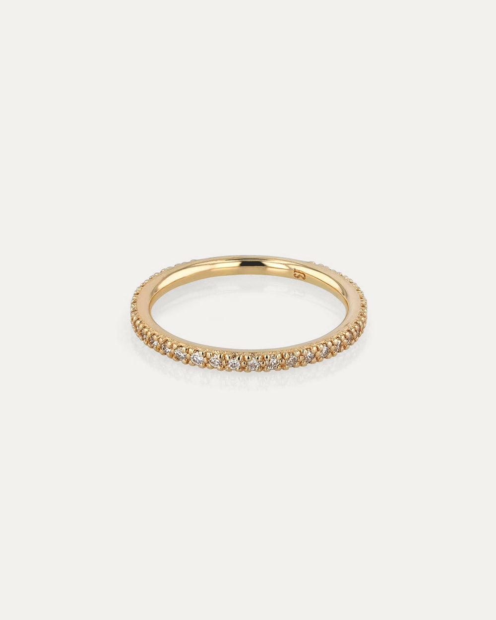 3/4 Eternity-0.35 CT Round Lab Grown Diamond Wedding Band