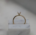 Load image into Gallery viewer, Radiant Elegance: 0.91 CT Oval Lab-Grown Diamond Solitaire Ring
