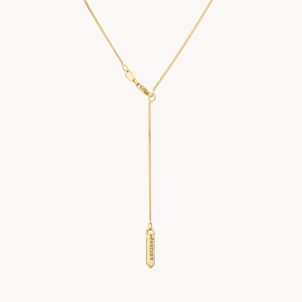 Elegant Gold Curb Chain Necklace