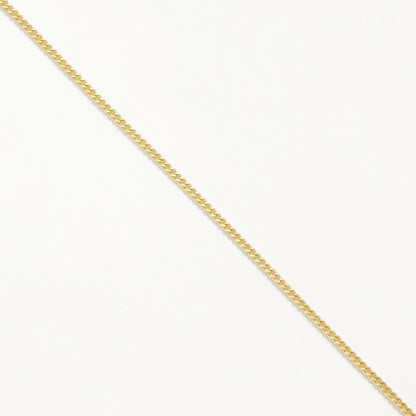 Elegant Gold Curb Chain Necklace 2