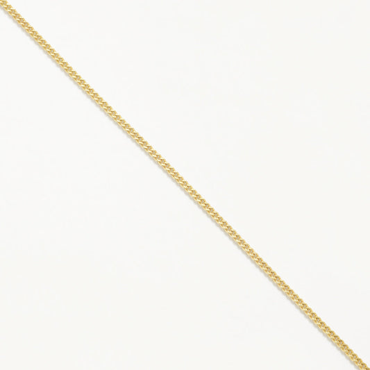 Elegant Gold Curb Chain Necklace