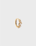 Load image into Gallery viewer, 0.20 TCW Round & Marquise Lab Grown Diamond Half Hoop Earrings
