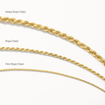 Load image into Gallery viewer, Elegant Gold Rope Chain Necklaces
