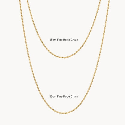 Elegant Gold Rope Chain Necklaces 4