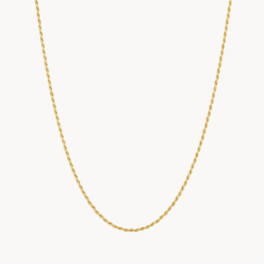 Elegant Gold Rope Chain Necklaces