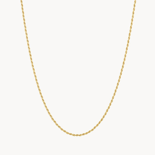 Elegant Gold Rope Chain Necklaces