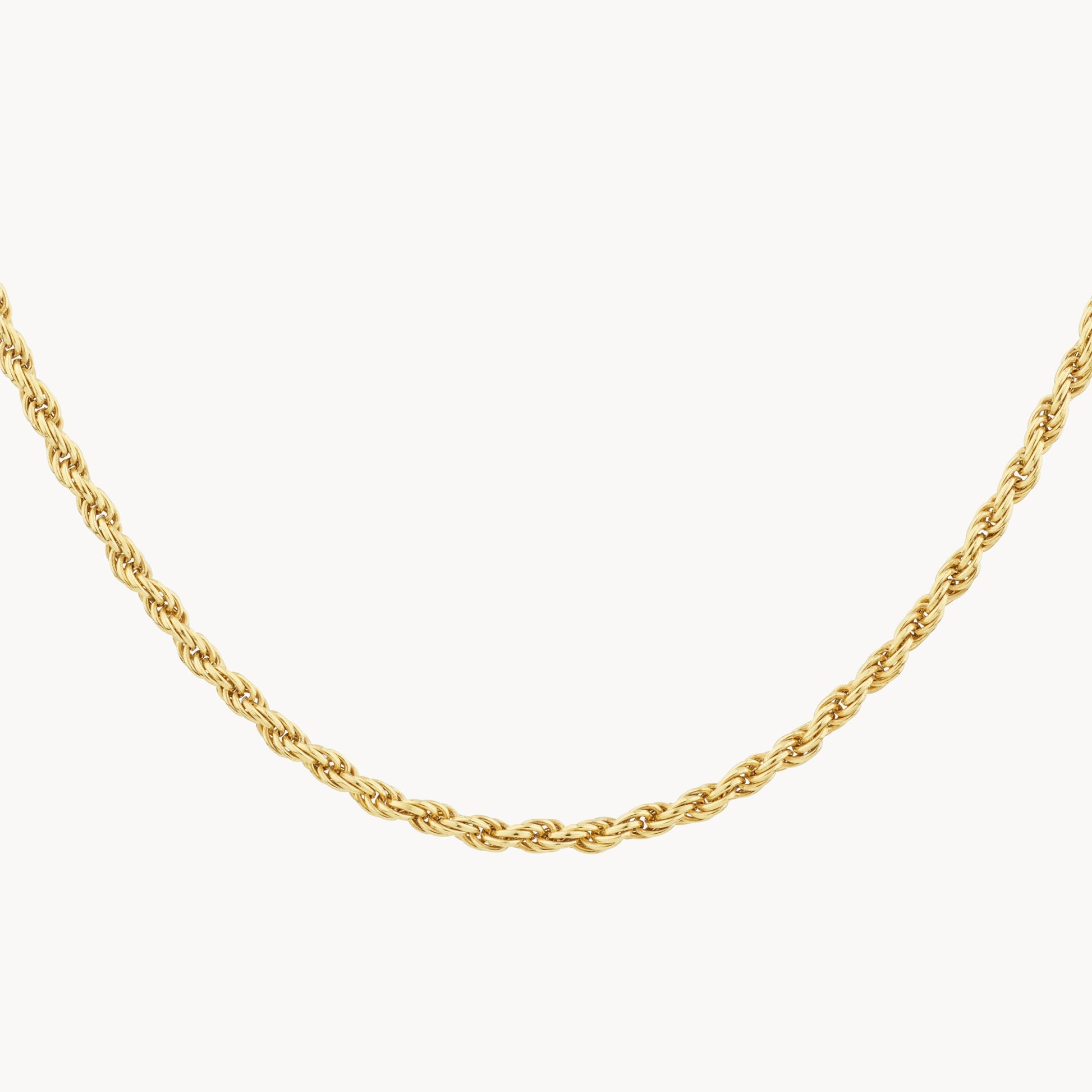 Elegant Gold Rope Chain Necklaces 1