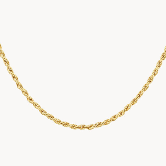 Elegant Gold Rope Chain Necklaces