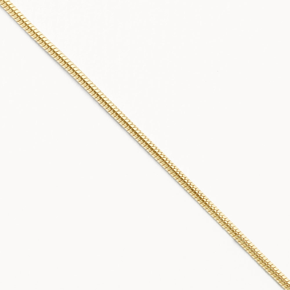 Elegant Gold Curb Chain Necklaces 3