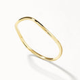 Load image into Gallery viewer, Elegant Gold Wave Wedding Band
