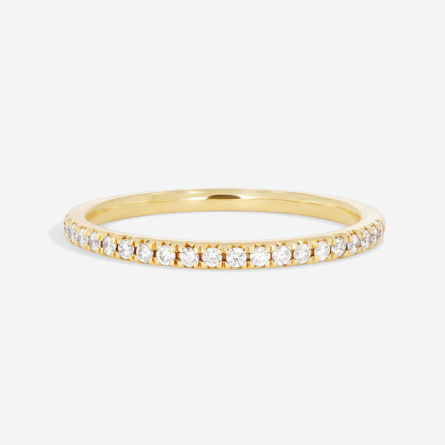 Curved- 0.25 CT Marquise Lab Grown Diamond Wedding Band