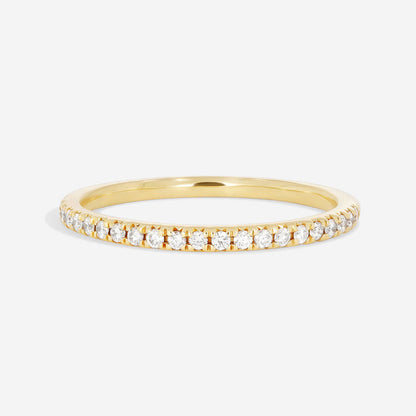 Curved- 0.25 CT Marquise Lab Grown Diamond Wedding Band