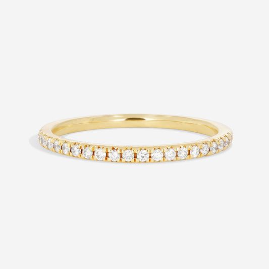 Curved- 0.25 CT Marquise Lab Grown Diamond Wedding Band