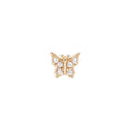 Load image into Gallery viewer, 0.05 TCW Lab Grown Diamond Butterfly Single Stud Earring
