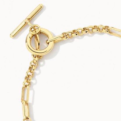 Elegant Gold Link Bracelet 4