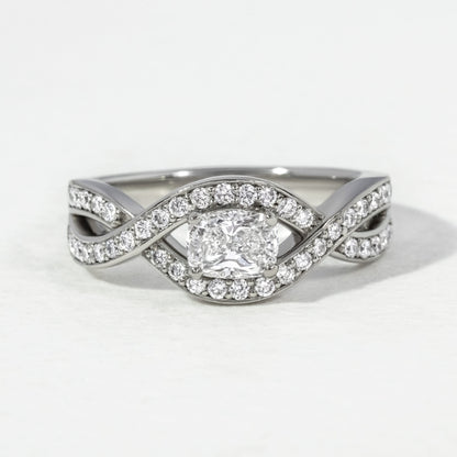 Solitaire-Oval Lab Grown Diamond Engagement Ring