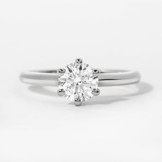 Solitaire-Oval Lab Grown Diamond Engagement Ring
