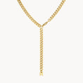 Load image into Gallery viewer, Radiant Cut Emerald 0.40 CT Gold Chain Solitaire Necklace
