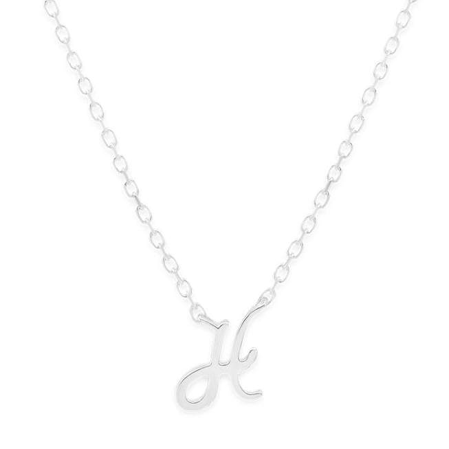 Simple Love Letter Initial Necklace 11