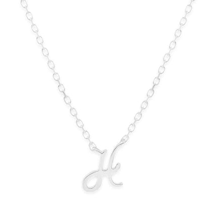 Simple Love Letter Initial Necklace 11