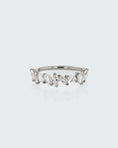 Load image into Gallery viewer, 0.70 TCW Marquise Lab Grown Diamond Half Eternity Wedding Band
