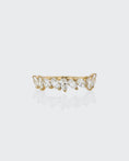 Load image into Gallery viewer, Golden Grace Marquise Diamond Half Eternity Band
