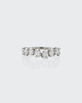 Load image into Gallery viewer, 0.20 TCW Oval Lab-Grown Diamond Half Eternity Band
