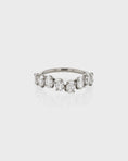 Load image into Gallery viewer, 0.20 TCW Oval Lab-Grown Diamond Half Eternity Band
