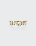 Load image into Gallery viewer, Exquisite 0.20 TCW Oval Lab Grown Diamond Half Eternity Band
