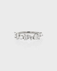 Load image into Gallery viewer, 0.30 TCW Pear Lab Grown Diamond Half Eternity  Wedding Band
