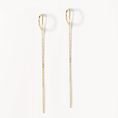 Load image into Gallery viewer, Elegant Gold Chain Threader Earrings
