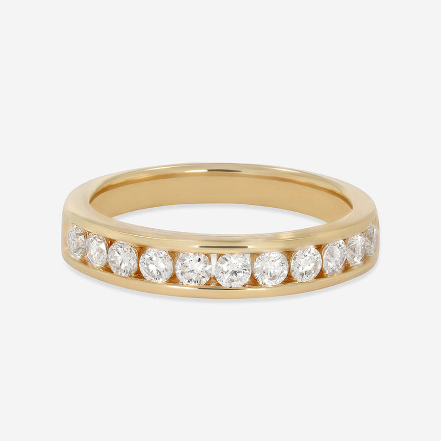 Curved- 0.25 CT Marquise Lab Grown Diamond Wedding Band